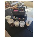 Canister set and countertop organizer