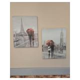 Red Umbrella Wall Art