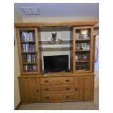 Solid Wood Entertainment Center