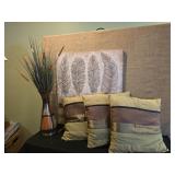 Wall Art and Pillows