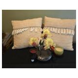 Fringe Pillows and Decor