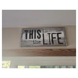 Life Sign & Circular Mirror