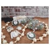 Woodland Themed Ornaments, Pom-pon Garland