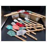 Holiday Themed Wooden Handled Utensils -