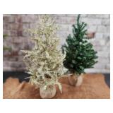 24" Trees, Evergreen & Gold