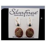 Silver Forest Earrings