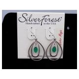 Silver Forest Earrings