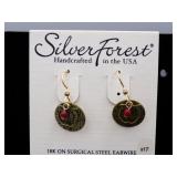 Silver Forest Earrings