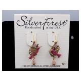 Silver Forest Earrings