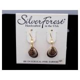 Silver Forest Earrings