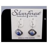 Silver Forest Earrings