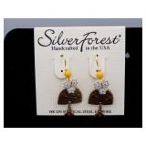 Silver Forest Earrings