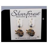 Silver Forest Earrings