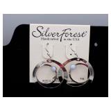Silver Forest Earrings