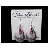 Silver Forest Earrings