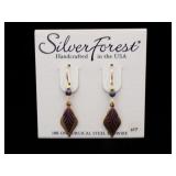 Silver Forest Earrings