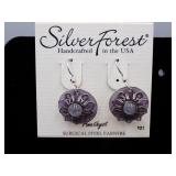 Silver Forest Earrings