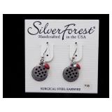 Silver Forest Earrings
