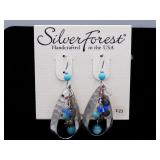 Silver Forest Earrings