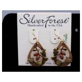 Silver Forest Earrings