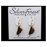 Silver Forest Earrings