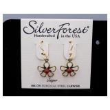 Silver Forest Earrings
