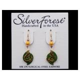 Silver Forest Earrings