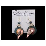 Silver Forest Earrings