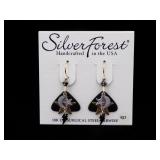Silver Forest Earrings