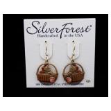 Silver Forest Earrings