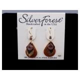 Silver Forest Earrings