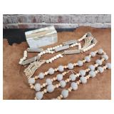 Wooden & Bead Garland, Pom Pon Garland