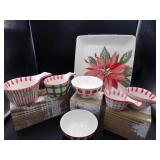 Holiday Measuring Cups, Latte Bowls, Serving