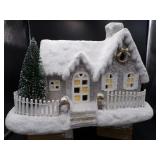 24" Christmas Village House with LED lights