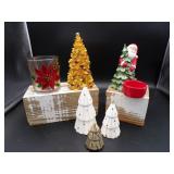 Votive Candle Holders, Porcelain Trees