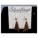 Silver Forest Earrings