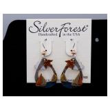 Silver Forest Earrings