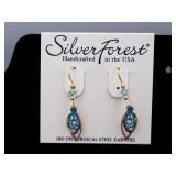 Silver Forest Earrings