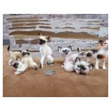 Miniature Cat Figurines - MCM - Japan