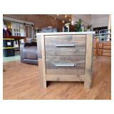 Queen Headboard/Footboard w/ Nightstand