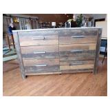 6 Drawer Dresser with Mirror