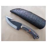 Handmade Damascus Knife - 10"