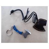 Handmade Damascus Keychain Knife