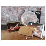 Serving Pieces - salad bowl, cheese board,