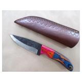 Handmade Damascus Knife - 9"