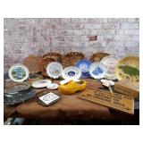Collector Plates, Cuban Cigar Box, Signs