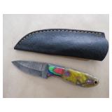 Handmade Damascus Knife - 7"
