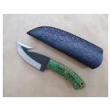 Handmade Damascus Knife - 9"