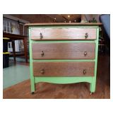 Oak 3 Drawer Dresser