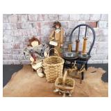 Antique Loom Spools, Primitive/Americana Decor